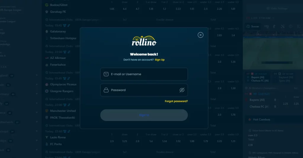 rollino login